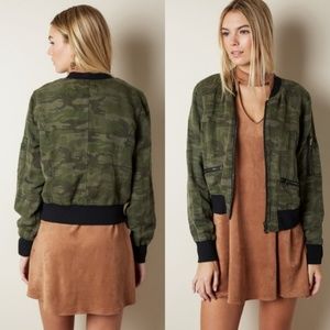 LAST CHANCE! Sanctuary Camouflage Bomber Jacket